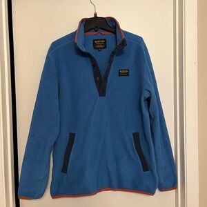 Men’s Burton fleece size medium quarter snap